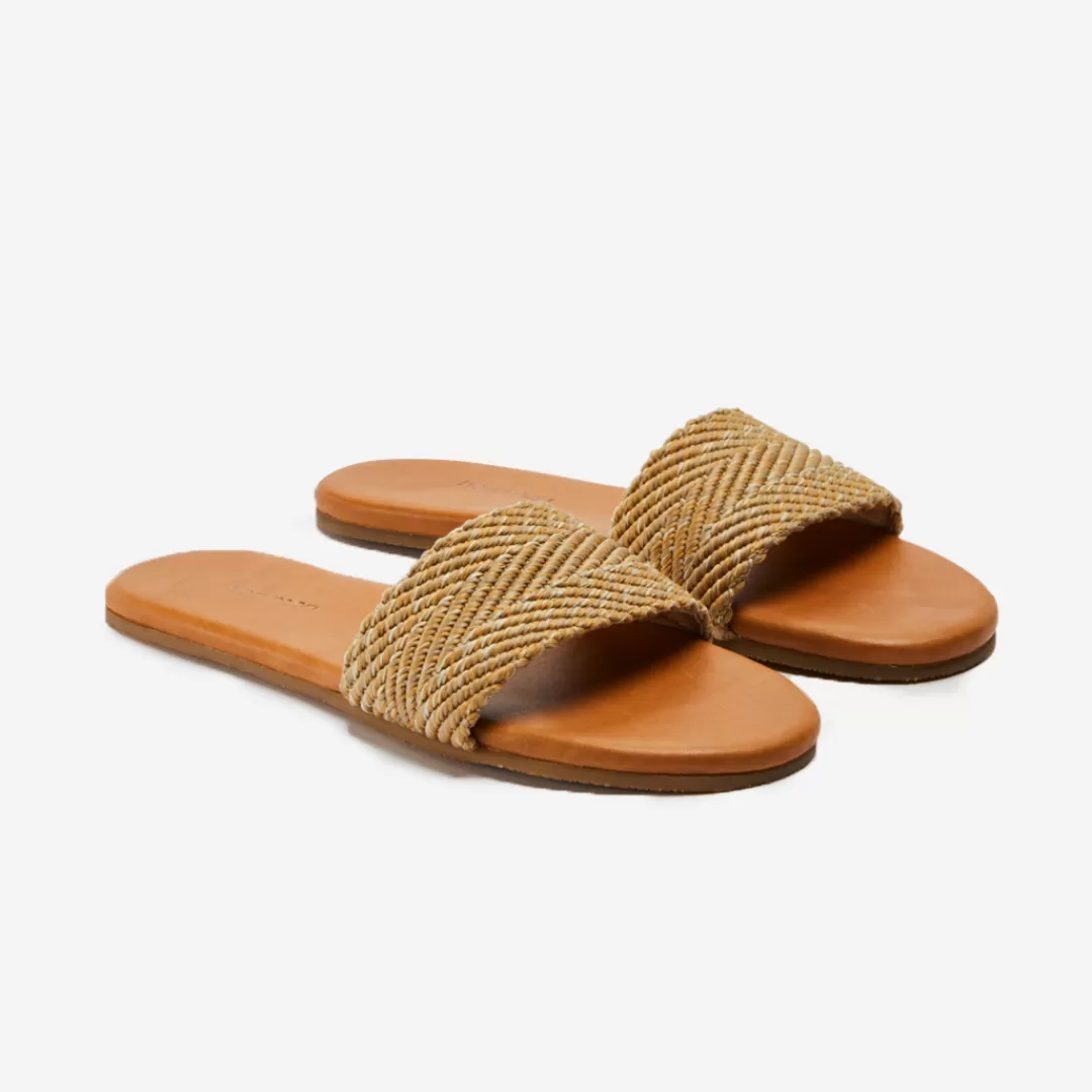 Shop Hari Mari Antigua Slide Sandal Antigua Almond